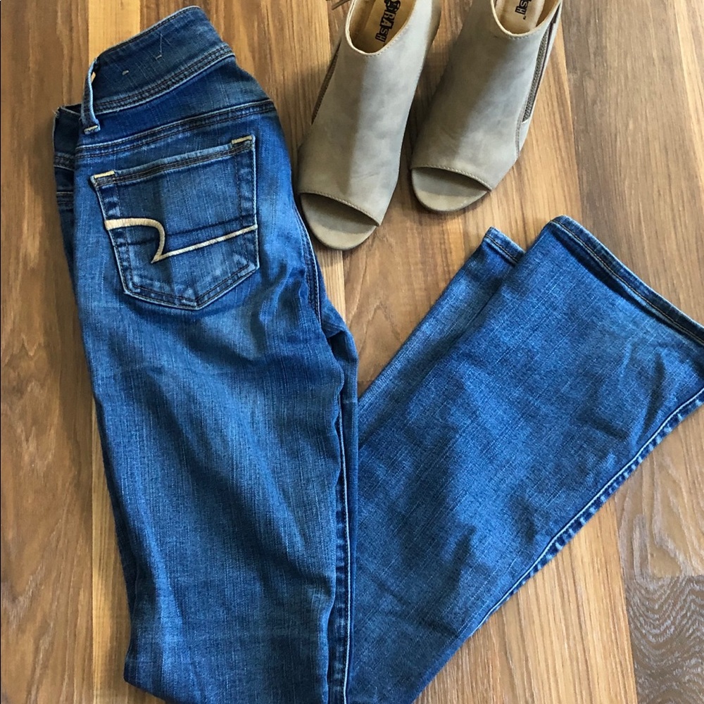 American Eagle Super Stretch Boot Cut Jeans Size 0